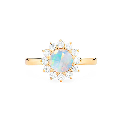[Rosalie] Vintage Bloom Ring in Opal Women's Ring michelliafinejewelry   