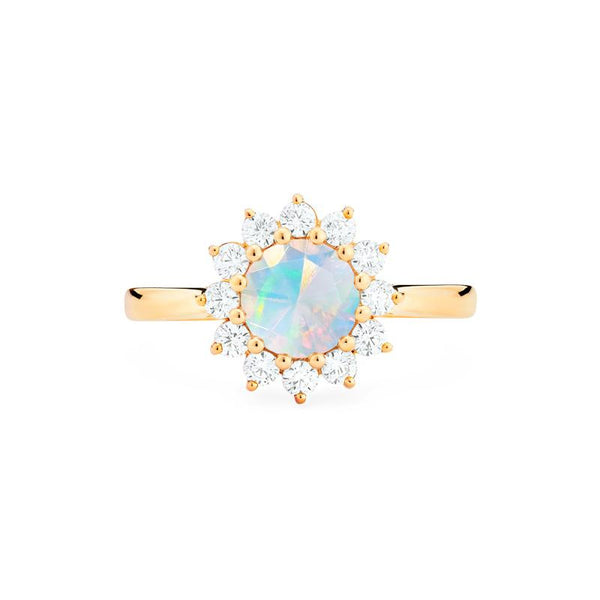 Rosalie | Vintage Bloom Ring in Opal – Michellia Fine Jewelry