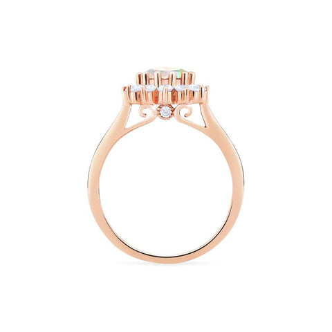 [Rosalie] Vintage Bloom Ring in Opal Women's Ring michelliafinejewelry   