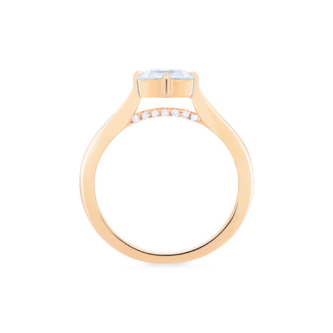 [Ottavia] Vintage Solitaire Asscher Cut Engagement Ring in Diamond / Moissanite Women's Ring michelliafinejewelry   