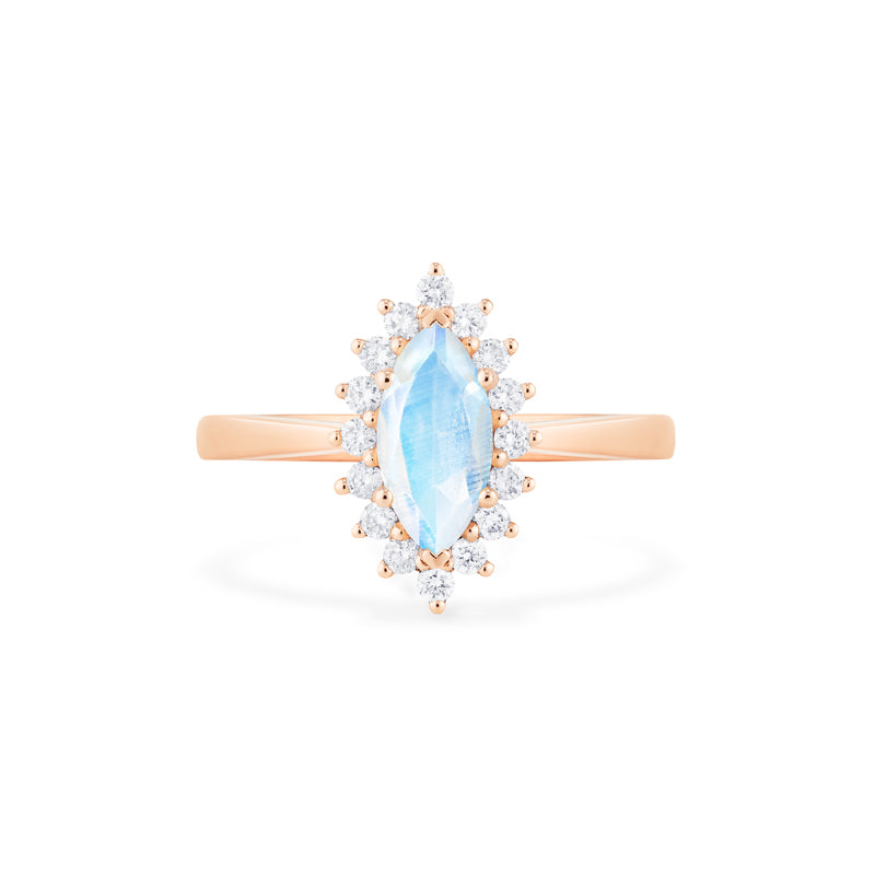 [Helena] Vintage Bloom Marquise Cut Ring in Moonstone Women's Ring michelliafinejewelry   