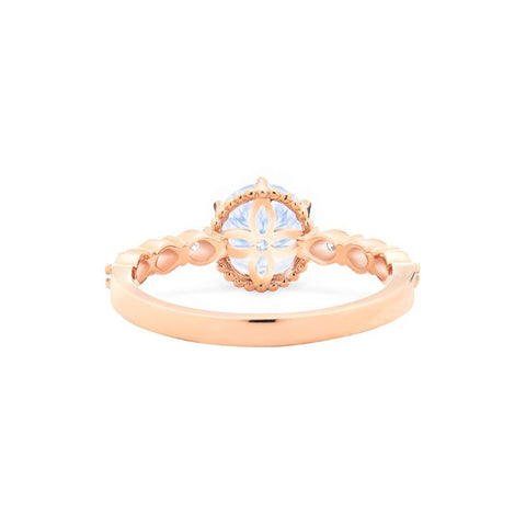 [Evelyn] Vintage Classic Crown Engagement Ring in Diamond / Moissanite Women's Ring michelliafinejewelry   