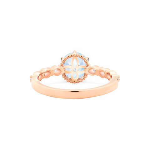 [Evelyn] Vintage Classic Crown Engagement Ring in Moonstone Women's Ring michelliafinejewelry