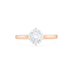 [Marguerite] Victorian Solitaire Ring in Moissanite / Diamond Women's Ring michelliafinejewelry   