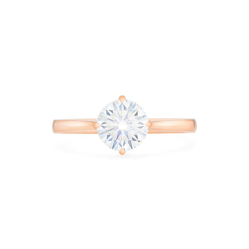 [Marguerite] Ready-to-Ship Victorian Solitaire Ring in Moissanite Women's Ring michelliafinejewelry   