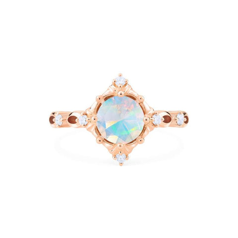 [Annalise] Victorian Heirloom Engagement Ring in Opal Women's Ring michelliafinejewelry