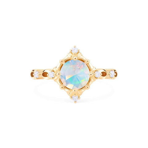 [Annalise] Victorian Heirloom Engagement Ring in Opal Women's Ring michelliafinejewelry