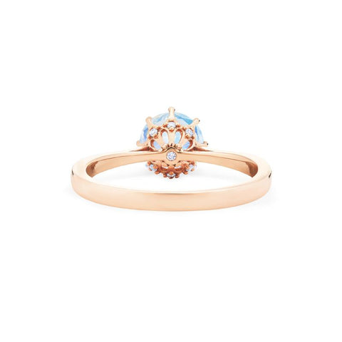 [Victoria] Classic Crown Solitaire Ring in Moonstone Women's Ring michelliafinejewelry   