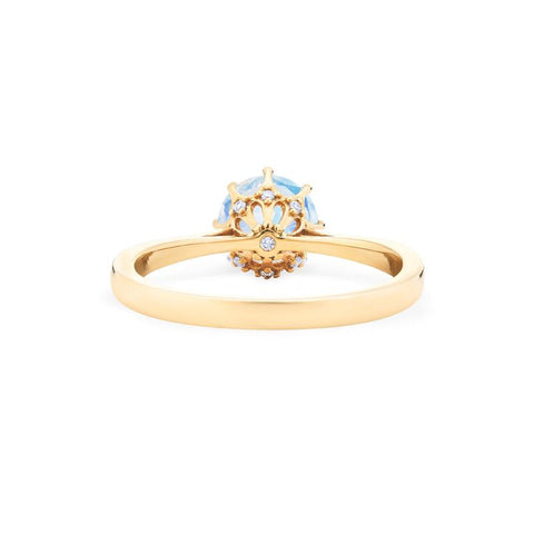 [Victoria] Classic Crown Solitaire Ring in Moonstone Women's Ring michelliafinejewelry   