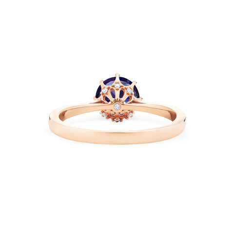[Victoria] Classic Crown Solitaire Ring in Lab Alexandrite Women's Ring michelliafinejewelry   