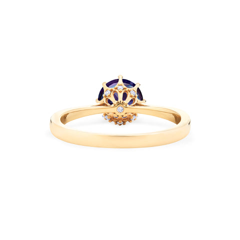 [Victoria] Classic Crown Solitaire Ring in Lab Alexandrite Women's Ring michelliafinejewelry   