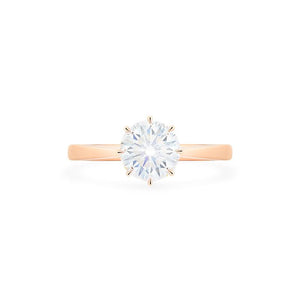 [Victoria] Classic Crown Solitaire Ring in Moissanite / Diamond Women's Ring michelliafinejewelry   