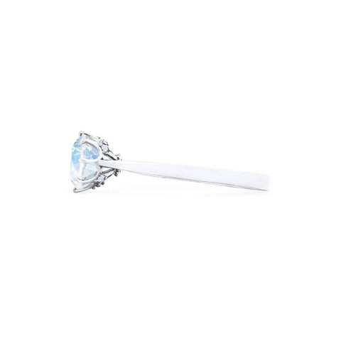 [Victoria] Classic Crown Solitaire Ring in Moonstone Women's Ring michelliafinejewelry   