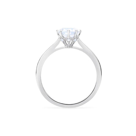 Tiffany Victoria Vine Ring in Platinum with A Morganite and Diamonds