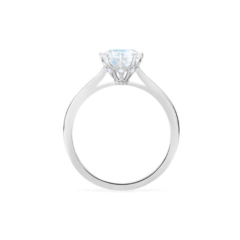 [Victoria] Classic Crown Solitaire Ring in Moonstone Women's Ring michelliafinejewelry   