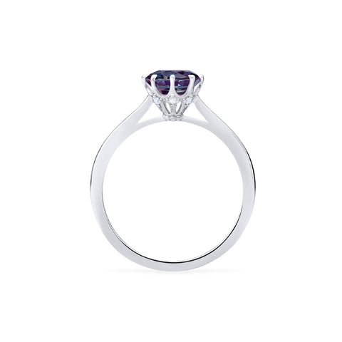[Victoria] Classic Crown Solitaire Ring in Lab Alexandrite Women's Ring michelliafinejewelry   