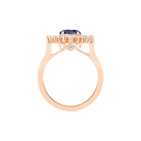 [Artemis] Vintage Deco Goddess Ring in Lab Alexandrite Women's Ring michelliafinejewelry   