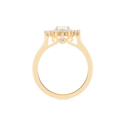 [Athena] Vintage Deco Oval Cut Goddess Ring in Moonstone Women's Ring michelliafinejewelry   