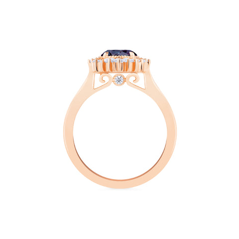 [Georgiana] Vintage Deco Duchess Ring in Lab Alexandrite Women's Ring michelliafinejewelry   