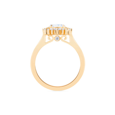 [Georgiana] Vintage Deco Duchess Ring in Moonstone Women's Ring michelliafinejewelry   